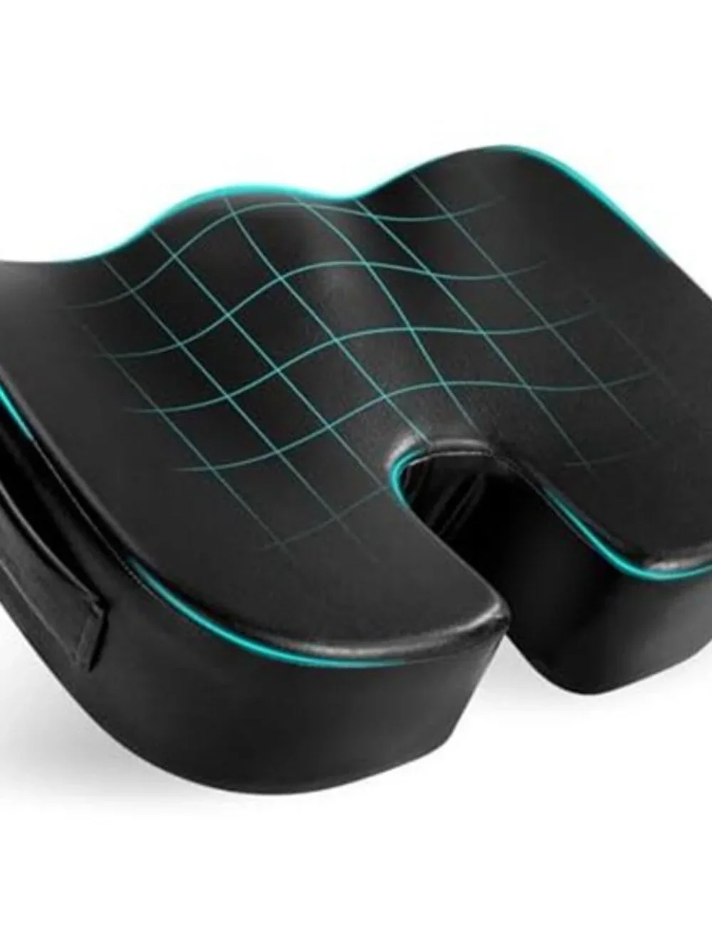 Memory Foam Seat Cushion 4 Inch Thick Coccyx Cushion Office Chair Back Pain